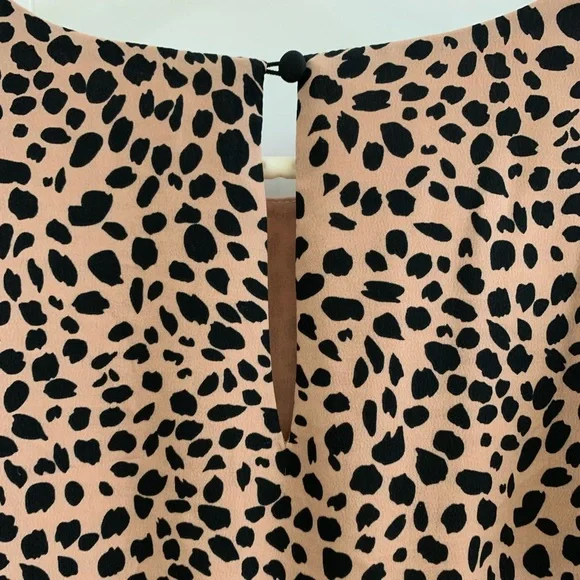 Tussah Ivana Mini Dress in Nude Spot - Size 12 - Picture 9 of 14